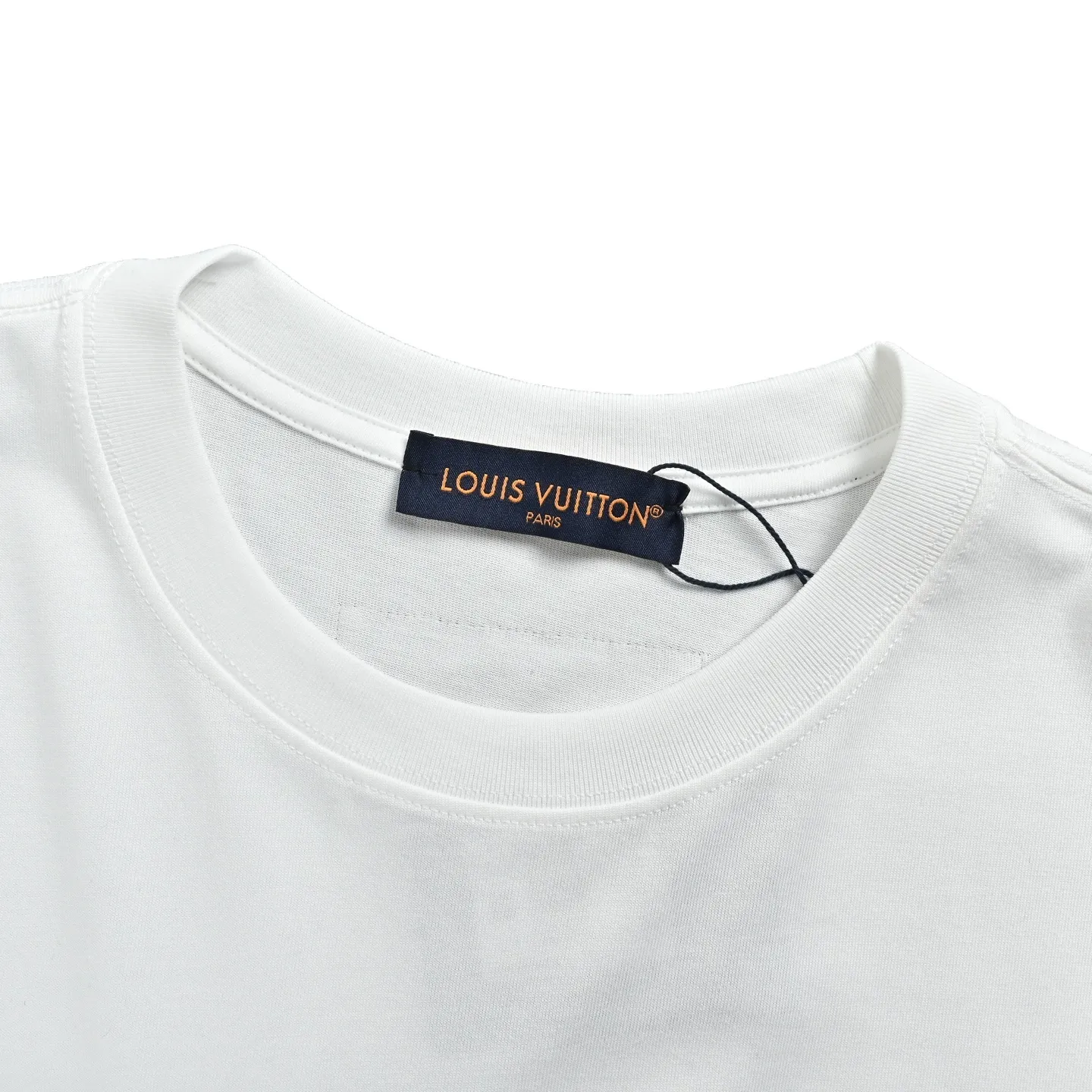 Louis Vuitton/Louis Vuitton white dove print short sleeves